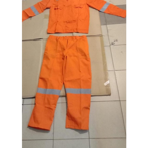 Wearpack / Baju Kerja / Baju Bengkel model Pisah ( Baju dan Celana )