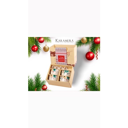 Karamura- Hampers Natal/Christmas hampers Bowl set/Mangkok natal/Deer bowl set