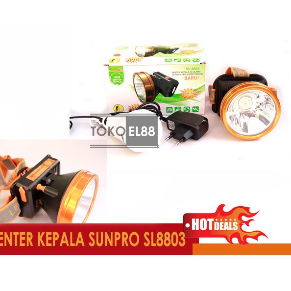 SENTER KEPALA SUNPRO 10W SINAR KUNING SL8803K