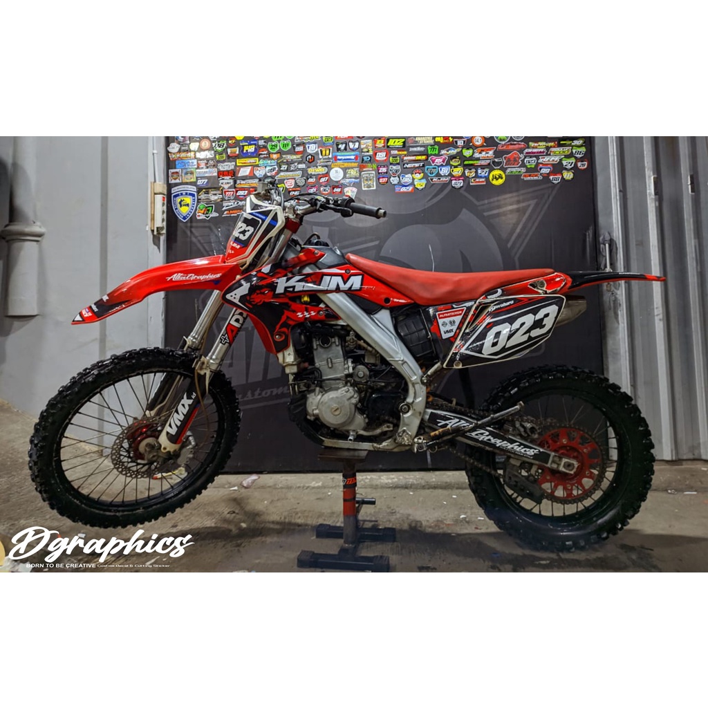 DECAL STICKER TRAIL / SUPERMOTO VIAR 250 KJM 11.17