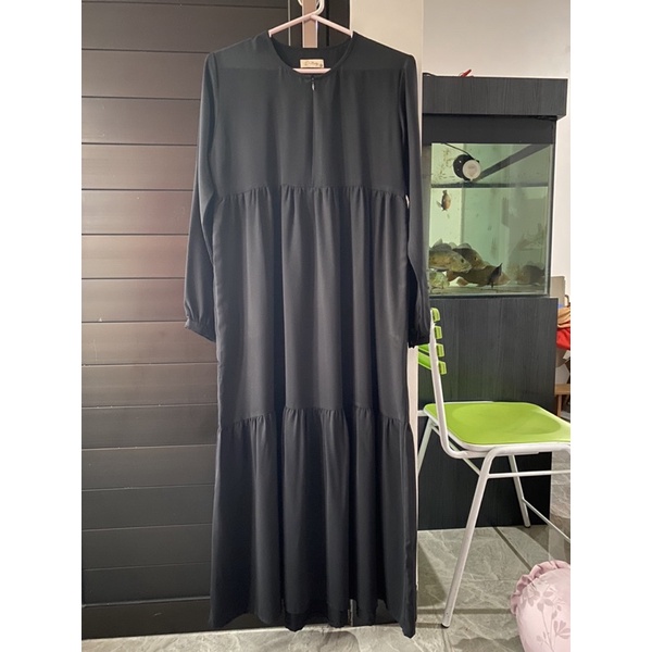 preloved ditsy lelia black size S