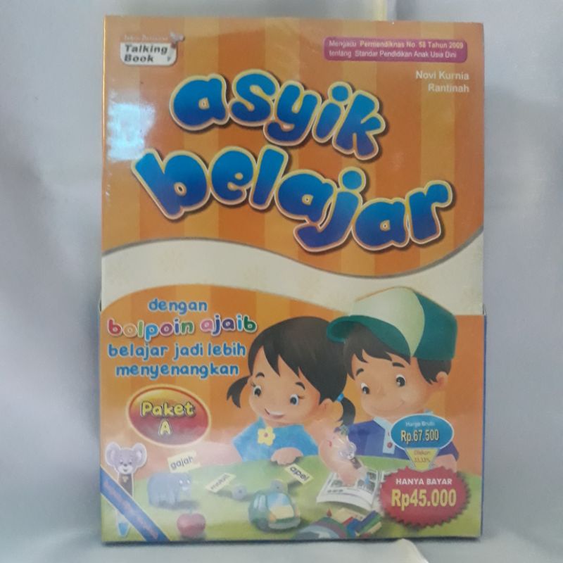 

Asyik belajar paket buku paud/Tk