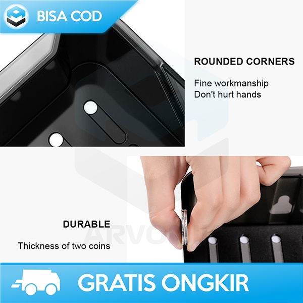 RAK TOILET ORGANIZER KAMAR MANDI RAK GANTUNG GOOD QUALITY PLASTIK ABS