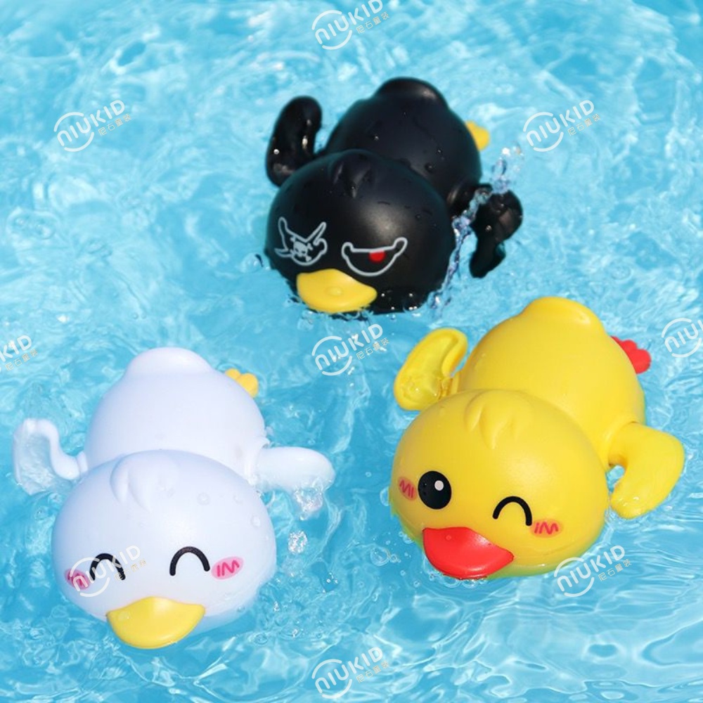 NIUKID MAINAN MANDI ANAK BAYI MAINAN RENANG BEBEK BATH TOY BAYI