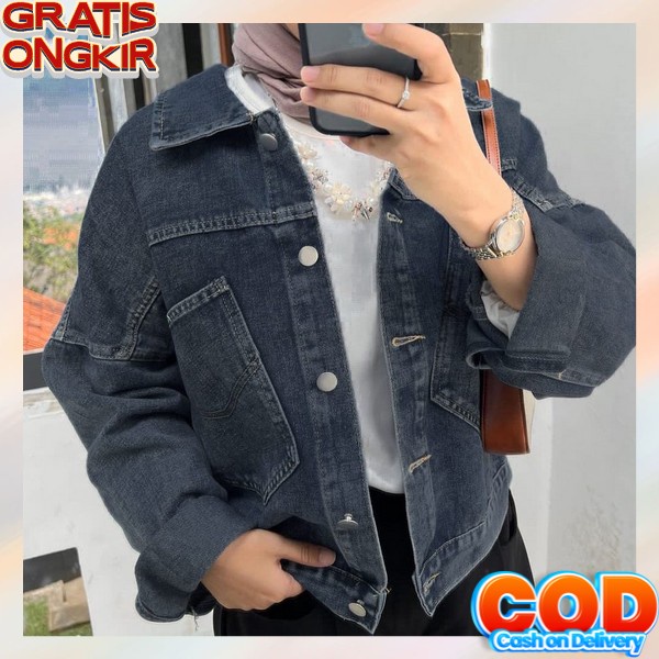 Jaket Levis Premium Korea Murah Cwe Cewek Keren Import Jaket Jeans Cakar Suzzie Jaket Jeans Ripped C