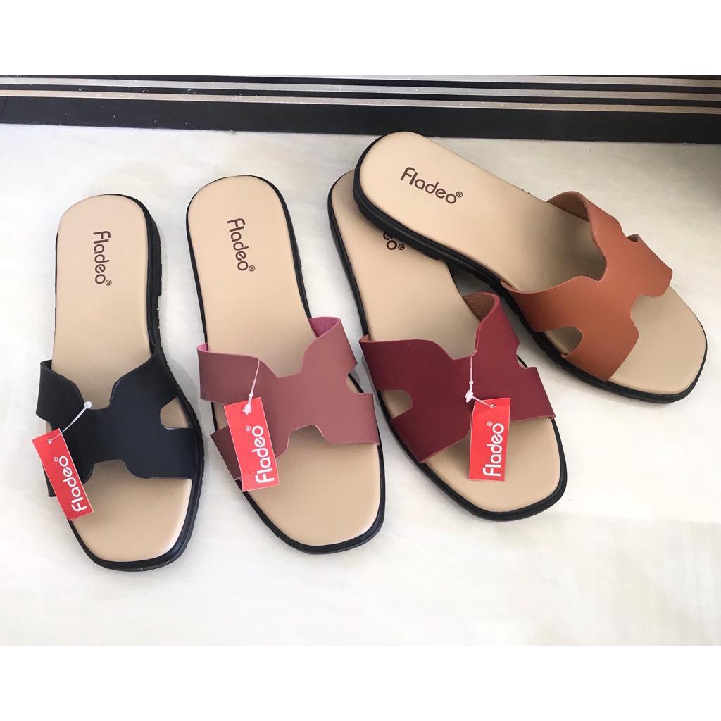 11.11 SALE : sandal H 7 / sandal slop / sandal H / sandal santai /sandal cantik /sandal teplek / sandal wanita