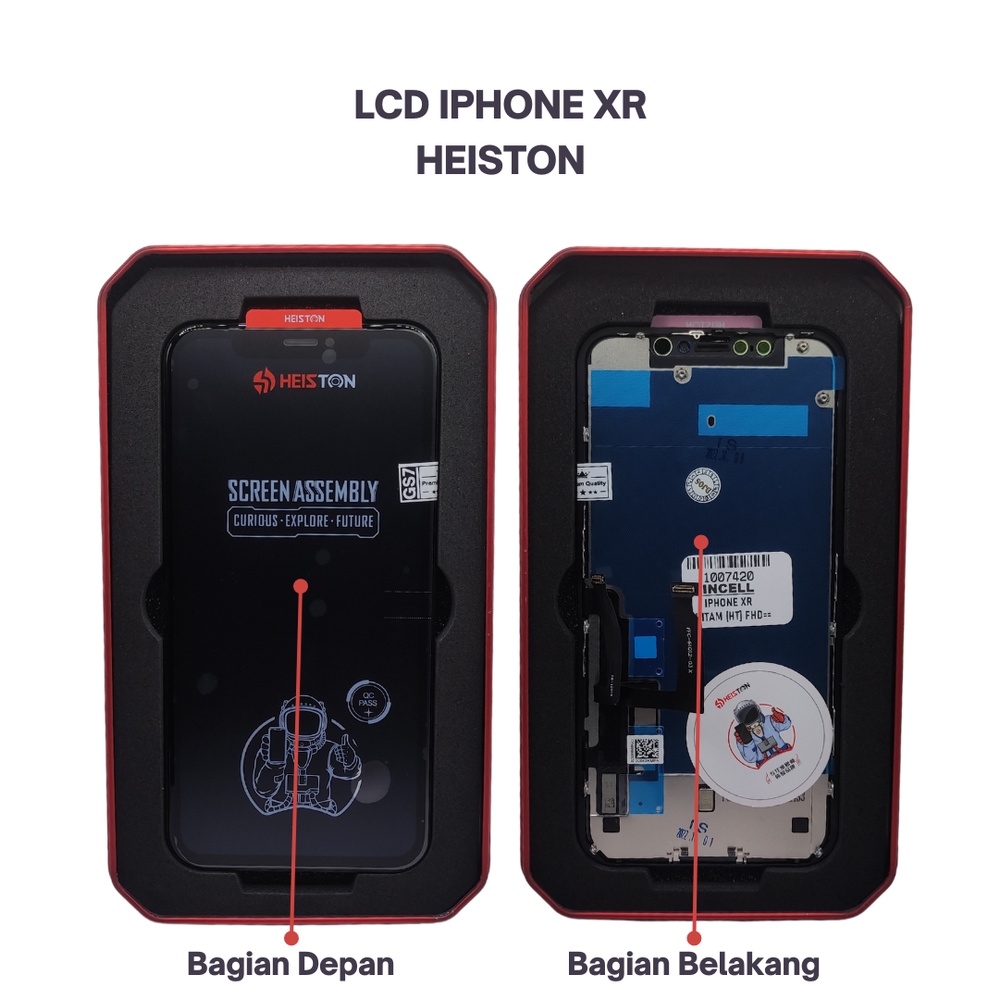 LCD TOUCHSCREEN IPHONE XR ORIGINAL HEISTON