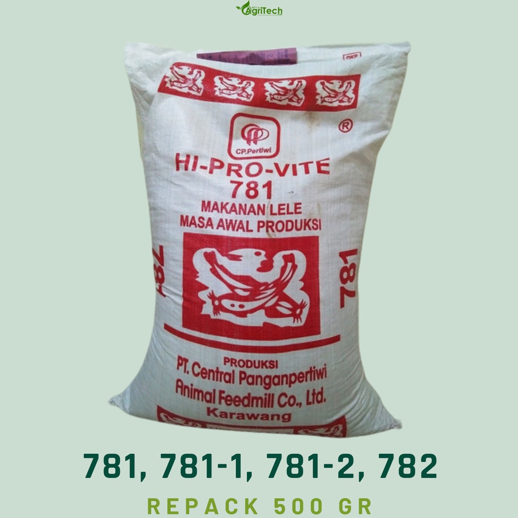 REPACK 500 GR PAKAN PELET IKAN HIPROVIT 781 781-1 781-2 781 782 1/2 kgAPUNG SEGALA JENIS IKAN