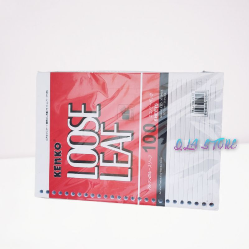 

loose leaf kertas binder ukuran besar isi 100 lembar