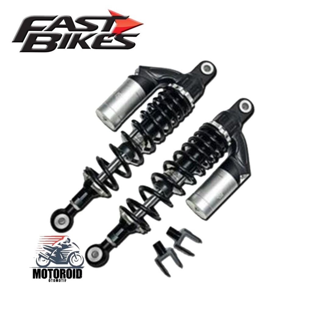 Shockbreaker Bebek Fastbikes Tabung Atas Universal 280mm 340mm Dual Shock Belakang