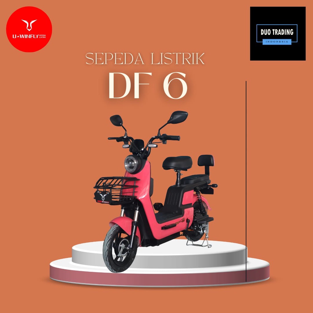 Sepeda Listrik Uwinfly Dragonfly 6 DF 6 garansi resmi uwinfly tutup ban