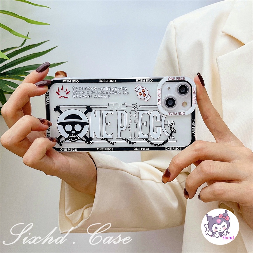 OPPO A78 A17 A57 A57 A77s A76 A96 A17K A16 A15 A74 A55 A54 A53 A33 A32 A31 A9 A5 A5s A3s Reno 8T 8Z 7Z 6Z 5Z 5 A94 A95 A93 A92 A77 A52 F11 F9 Cartoon One Piece Back Lens Protection Soft Phone Case Cover