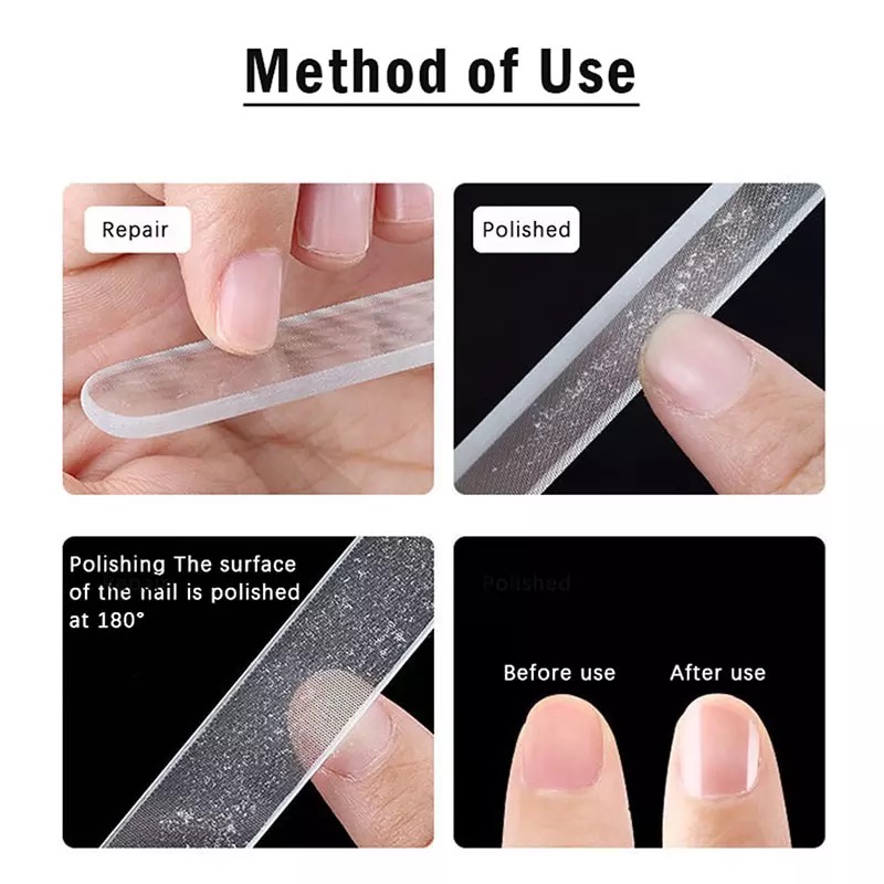 [EIKE] PENGKIR DAN PENGKILAP KUKU NANO GLASS / NANO MAGIC NAIL / PENGKILAP KUKU NAIL FILE / ALAT MANICURE PENDICURE KECANTIKAN KUKU