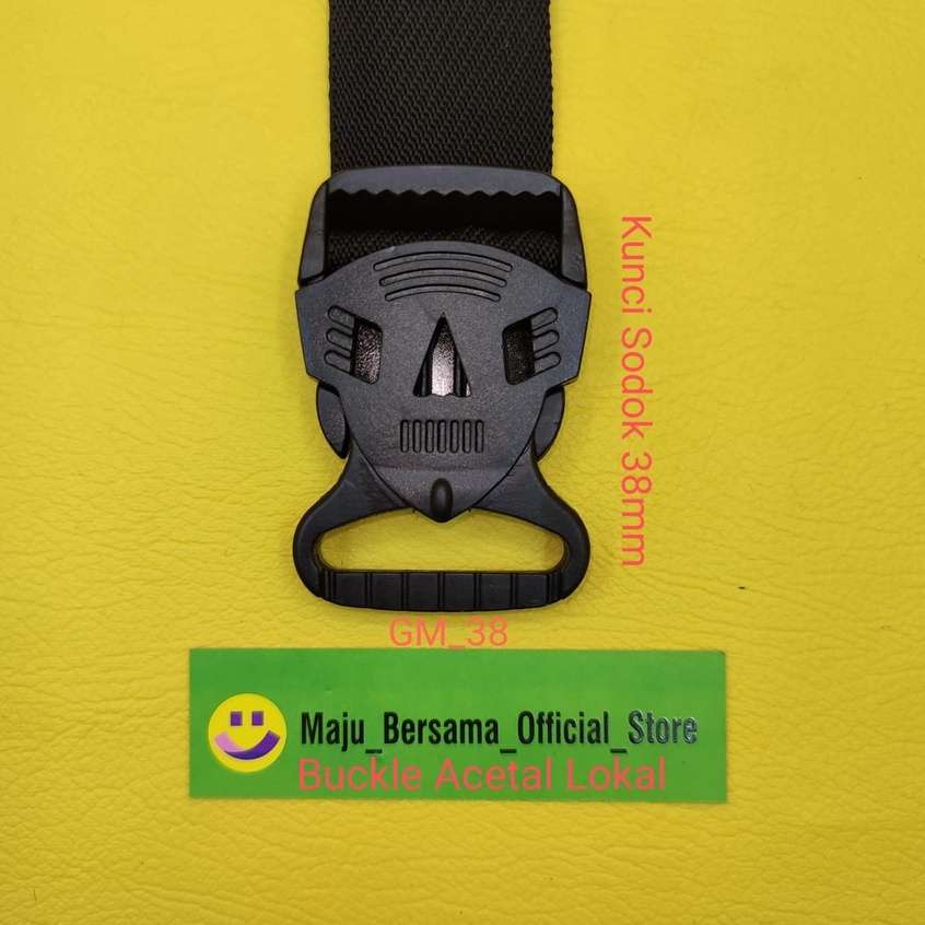 Buckle Acetal Lokal - Kunci Sodok 38mm ( Ransel ) SK1