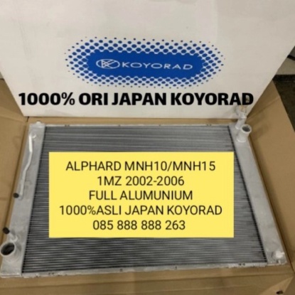 

Unik tools n parts Radiator Alphard Mnh10 26SZ2 Diskon