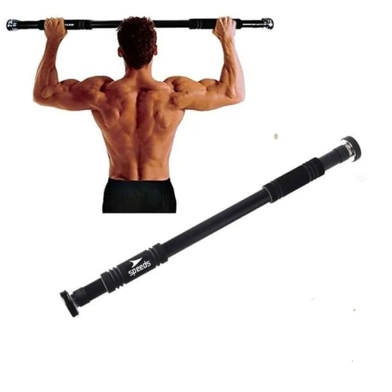 SGMSHOP Pull Up Bar 100kg Tiang Pintu Alat Olahraga Fitness Bar Latihan 100cm