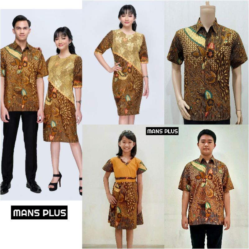 Dress Batik Jumbo Modern 4L-5L Kombinasi Brokat Dress Big Size XXXL DVN