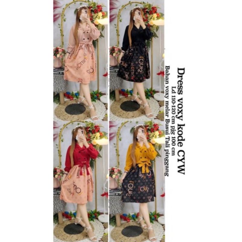 DRESS WANITA/DRESS BUSUI/DRESS BUMIL/DRES VOXY