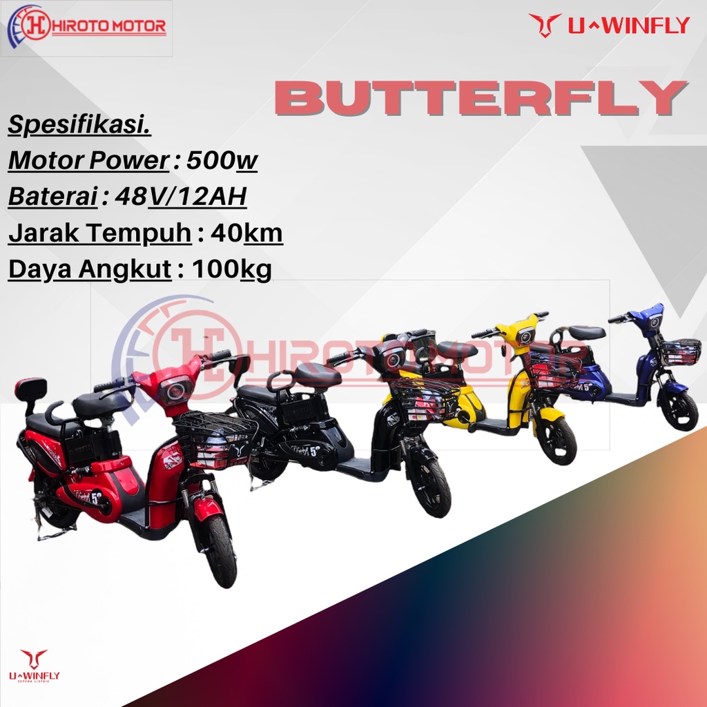 Sepeda listrik U Winfly Butterfly
