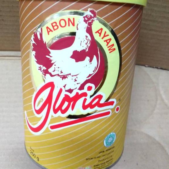 

➭ Abon ayam kemasan kaleng Gloria 250gr ㅚ