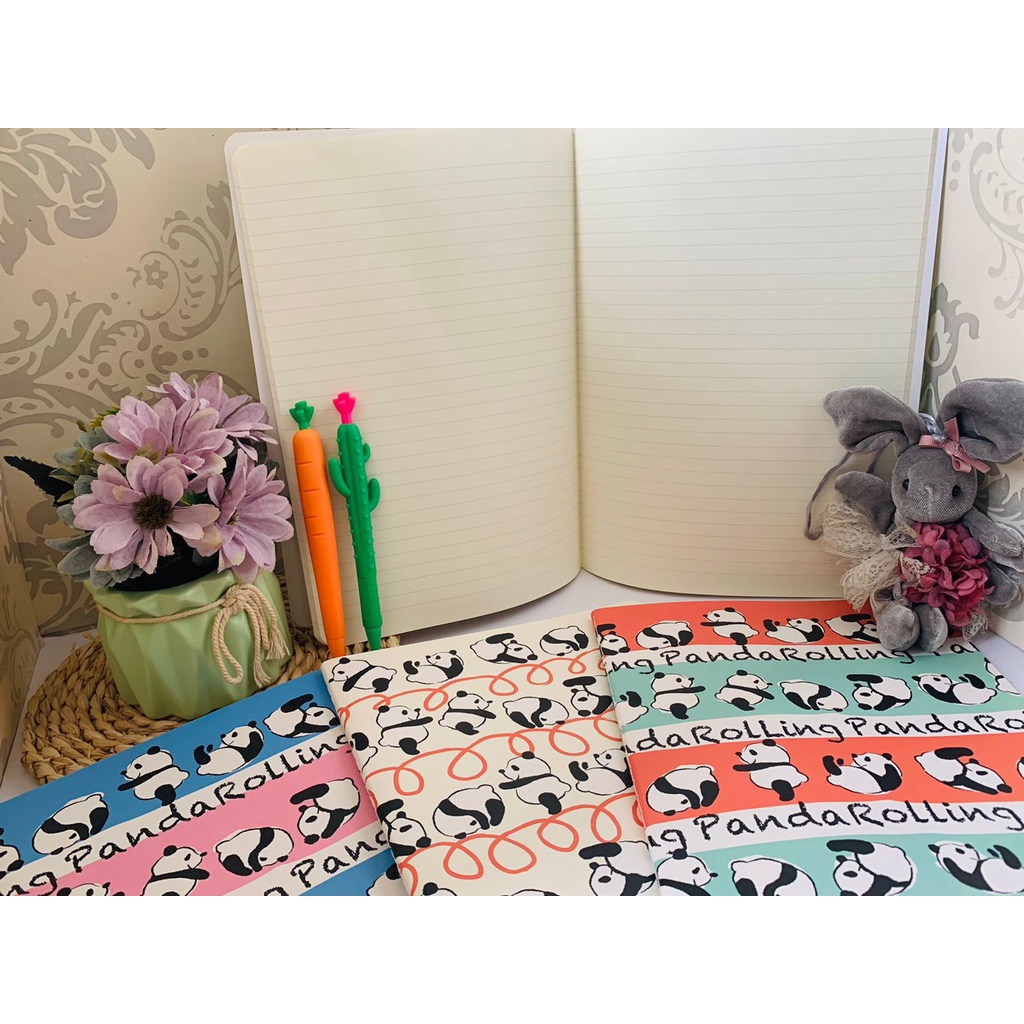 

NOTEBOOK BUKU TULS LINE PANDA