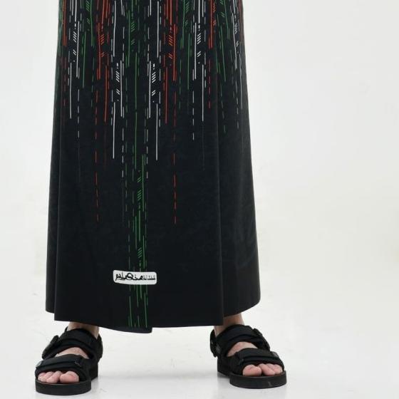 sarung rabbani/sarung rabbani palestina ORI - Hitam