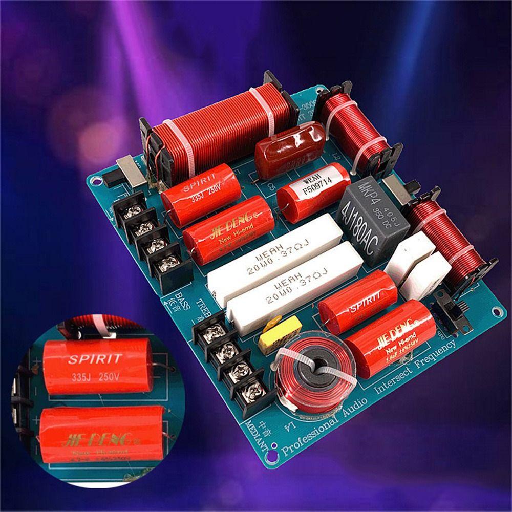 Penyekat Frekuensi Agustina Crossover Sound L41E Aksesoris Speaker Aksesoris Suara Perlengkapan Speaker Stereo Papan Sirkuit