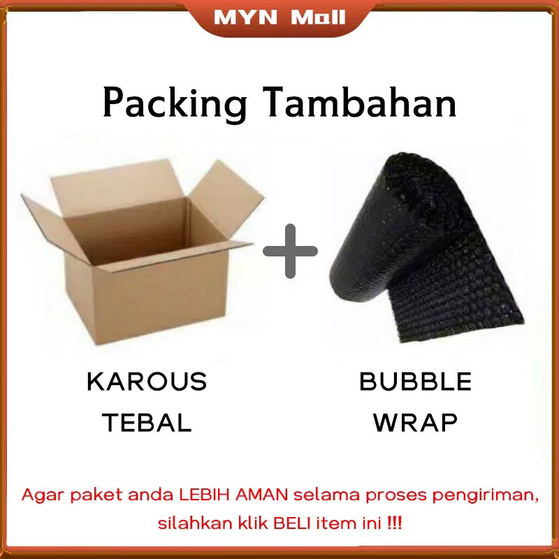 Kardus Tebal &amp; Bubble Wrap Packingan Tambahan Bubble Wrap pakingan tambahan khusus paket Keluar Kota