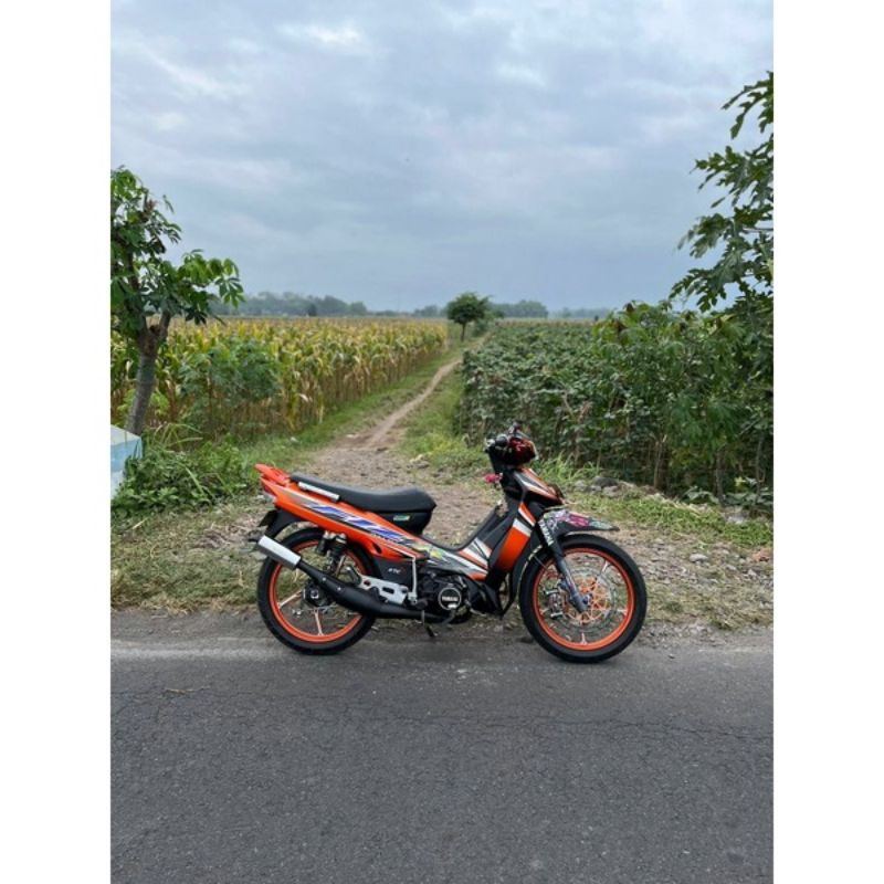 Knalpot fizr/fiz/f1zr/force1 std racing hitam tameng WMS RACING