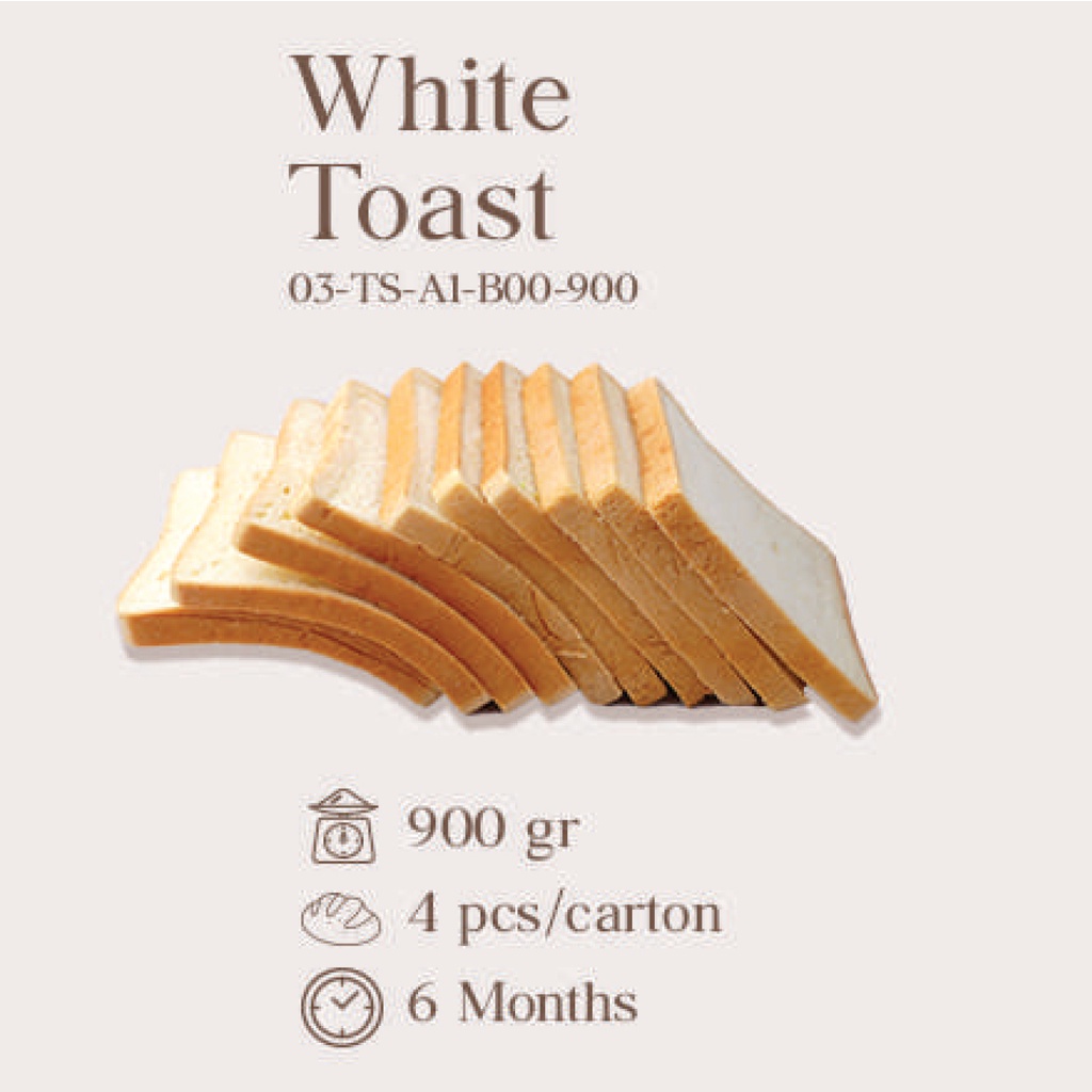 

WHITE TOAST BREAD FRESH/READY-TO-EAT (KARTON)