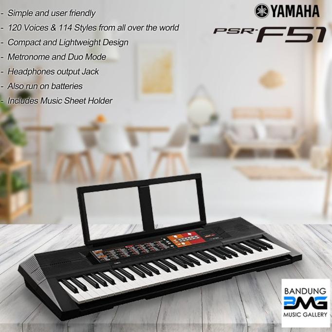 PROMO Yamaha PSR F51 Keyboard / PSRF51 / PSR-F51 Garansi Resmi