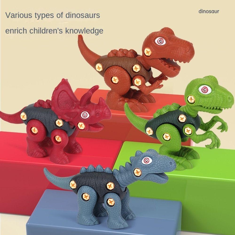 R-FLOWER Mainan Dinosaurus Hadiah Anak Edukasi Dini Plastik Ambil Terpisah