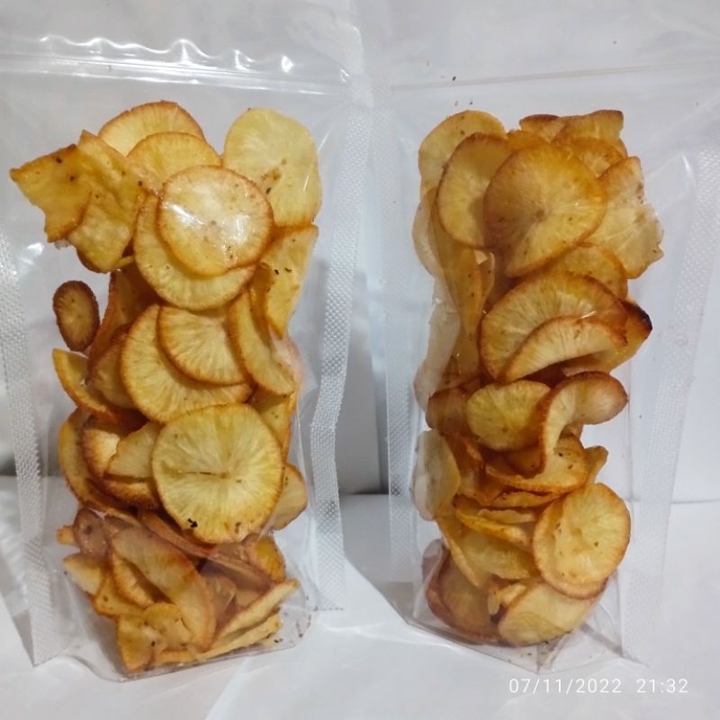 

Keripik Singkong Asin Gurih 250gr