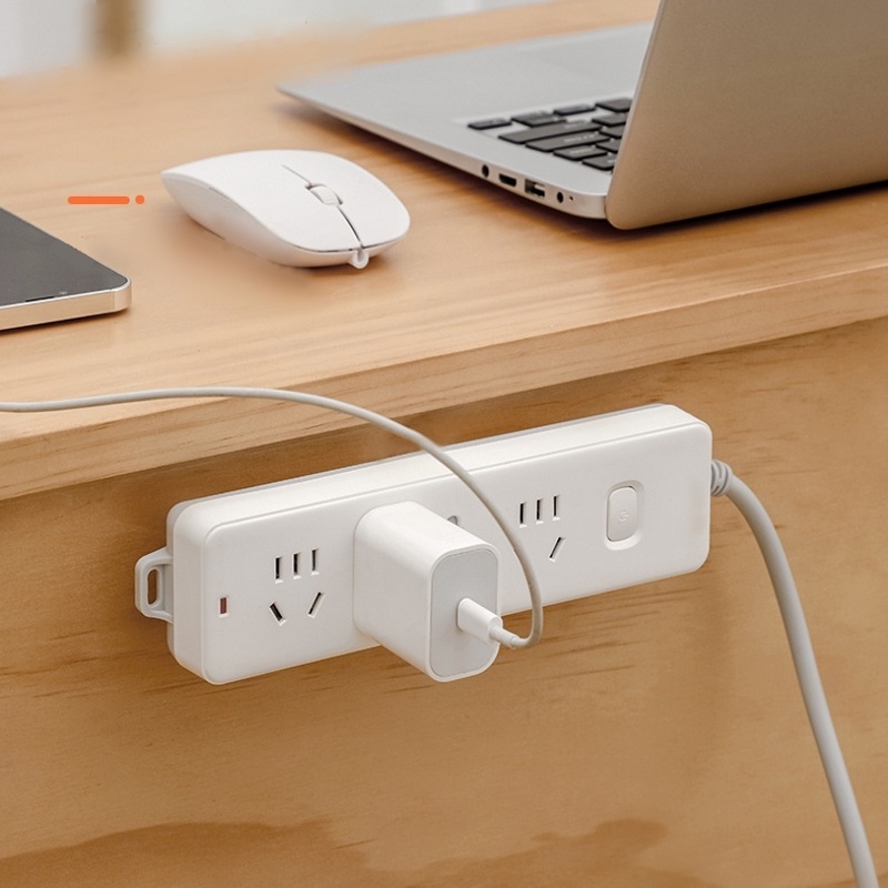 Stiker Holder Power Strip Kabel Soket Listrik Model Seamless Dengan Perekat Untuk Dinding Rumah