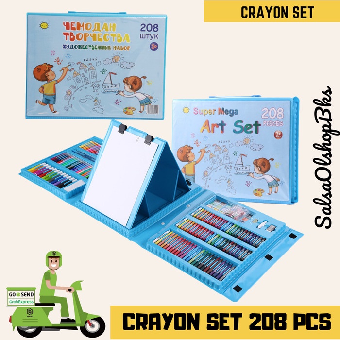 

CRAYON SET ANAK LENGKAP CRAYON SET 208 PCS LENGKAP TERBARU