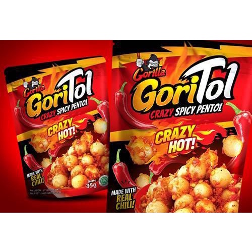 

Gorilla Pentol Goreng Pedas GoriTol 125 Gr Crazy Spicy Pentol