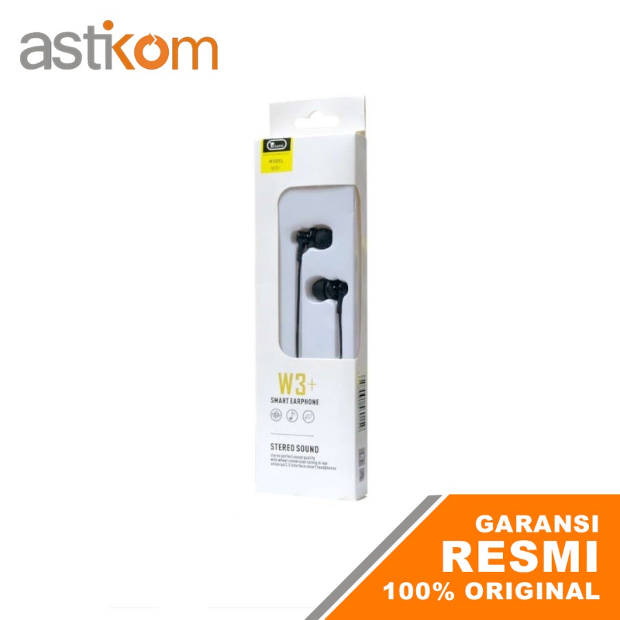 Earphone Headset l Handsfree Resong W3+ Resong | By Astikom