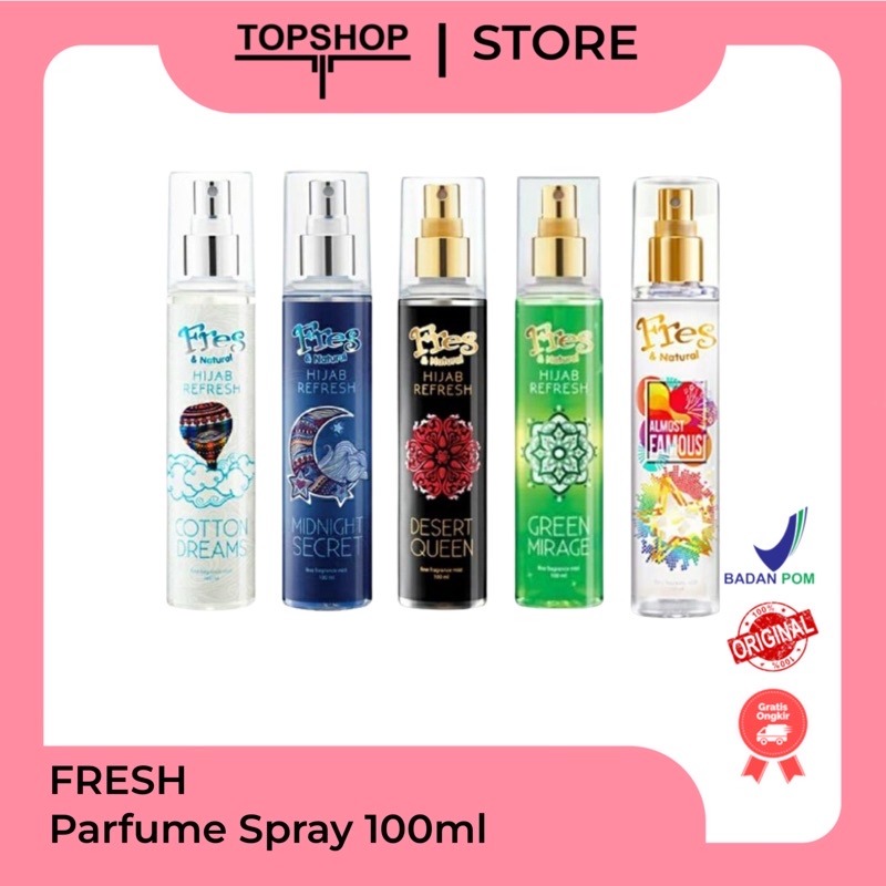 FRES &amp; NATURAL (PARFUM) SPRAY 100ML