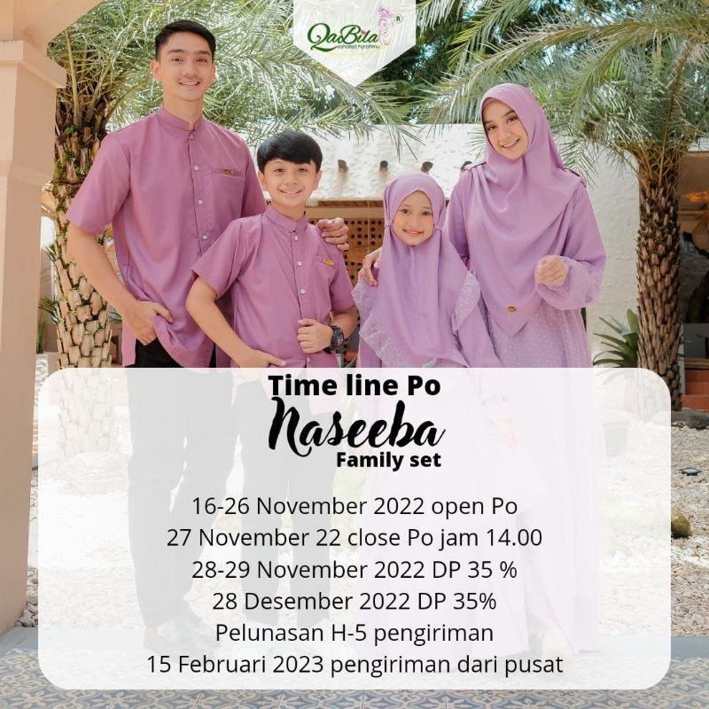 Family set Naseeba by Qabila