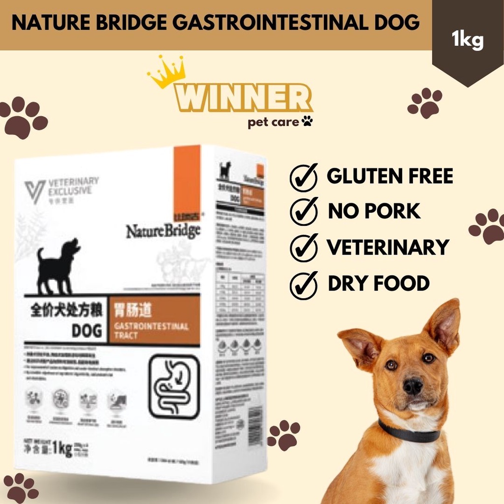 Nature Bridge Gastrointestinal Dog Food Freshpack 1kg