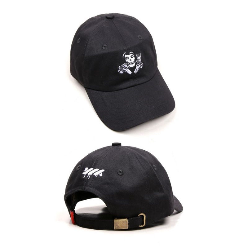 WADEZIG TOPI PRIA BASEBALL WDZG NIGHTMARE DADHAT BLACK ORIGINAL