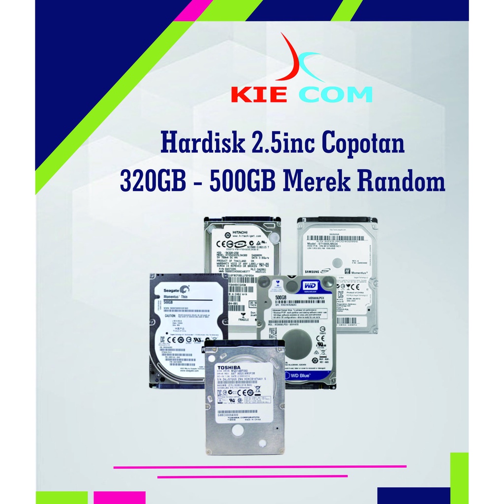Hdd internal 2.5 inch 320GB / 500GB SATA Copotan MURAH