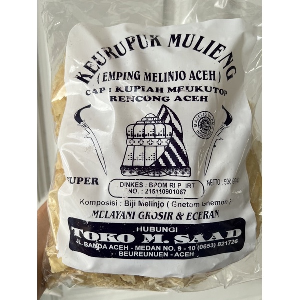 

Emping Aceh Mulieng 500gr sz kecil