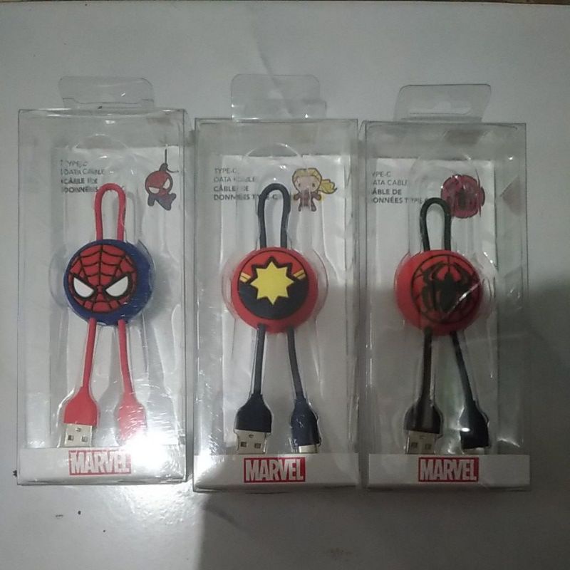 MINISO Charger Kabel Data TYPE-C / TYPE C - MARVEL Terintegrasi Kuat dan Tahan Lama