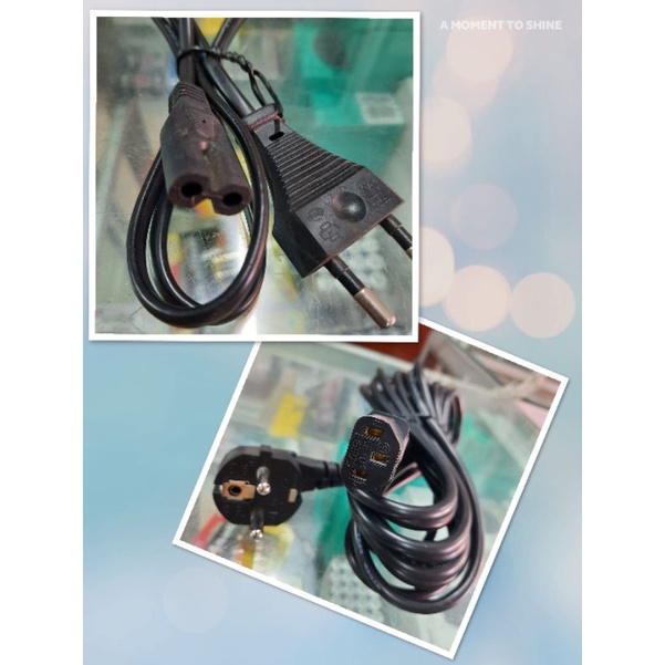 Kabel Power Adaptor Besar Kecil Lampu Studio Flash & LED Continous