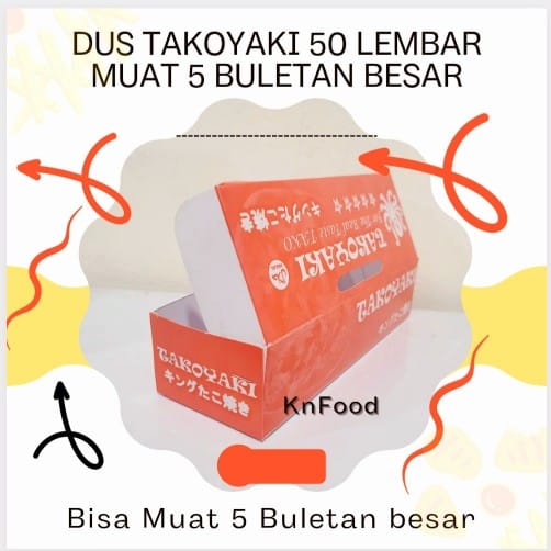 Dus Takoyaki Kemasan Takoyaki Dus Takoyaki Panjng 17 cm- Box Takoyaki