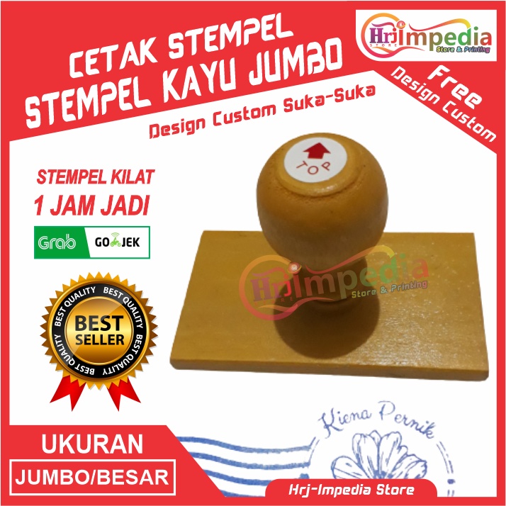 

Cetak Stempel Kayu Ukuran Jumbo | Cetak Stempel Kayu Desain Custom Suka-Suka