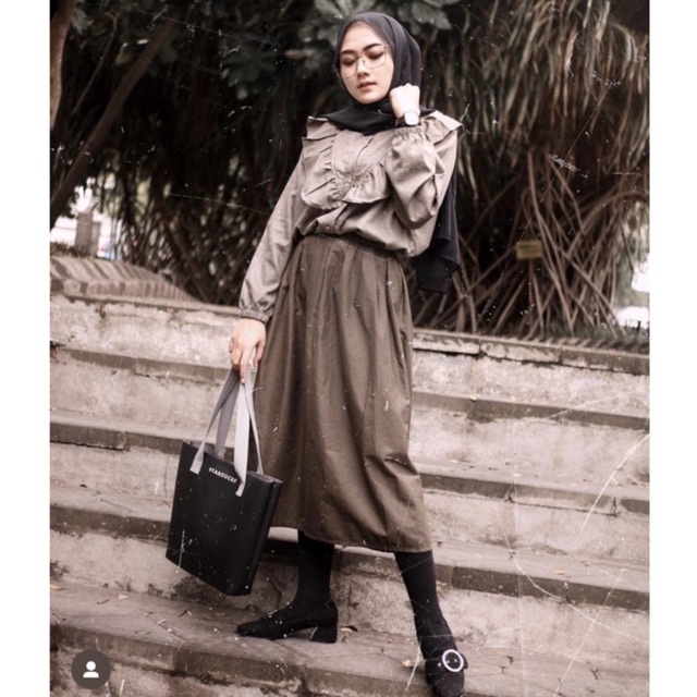 SHEYA Midi Skirt 30 WARNA // ROK BASIC // ROK WANITA // ROK KERJA