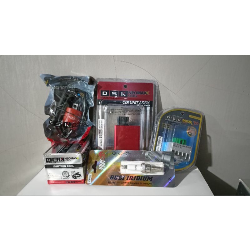 CDI RACING DSK UNLIMER NO LIMIT & COIL KOIL RACING DSK & KIPROK DOUBLE IC DSK & BUSI RACING IRIDIUM 