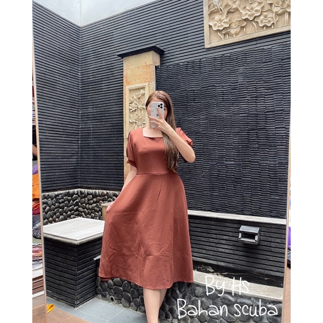 MIOTA DRESS BAHAN SCUBA